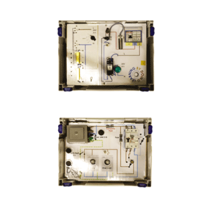 Fault-finding test board used on the electrical courses